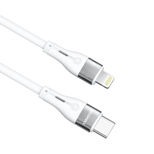 Καλώδιο Δεδομένων και Φόρτισης USB-C - Lightning WZK WSTCL1, 27W, 1m, Λευκό