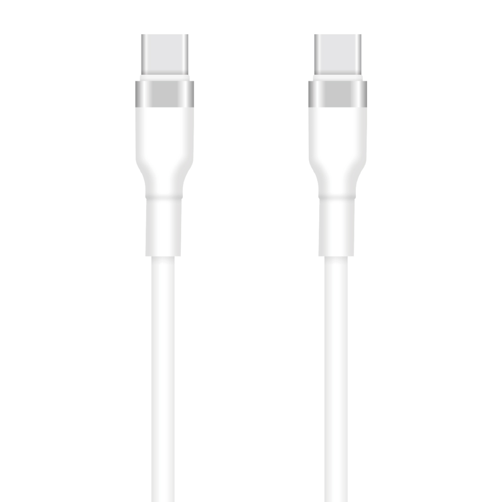 Καλώδιο Δεδομένων και Φόρτισης USB-C - USB-C Setty, 60W, 1m, Λευκό