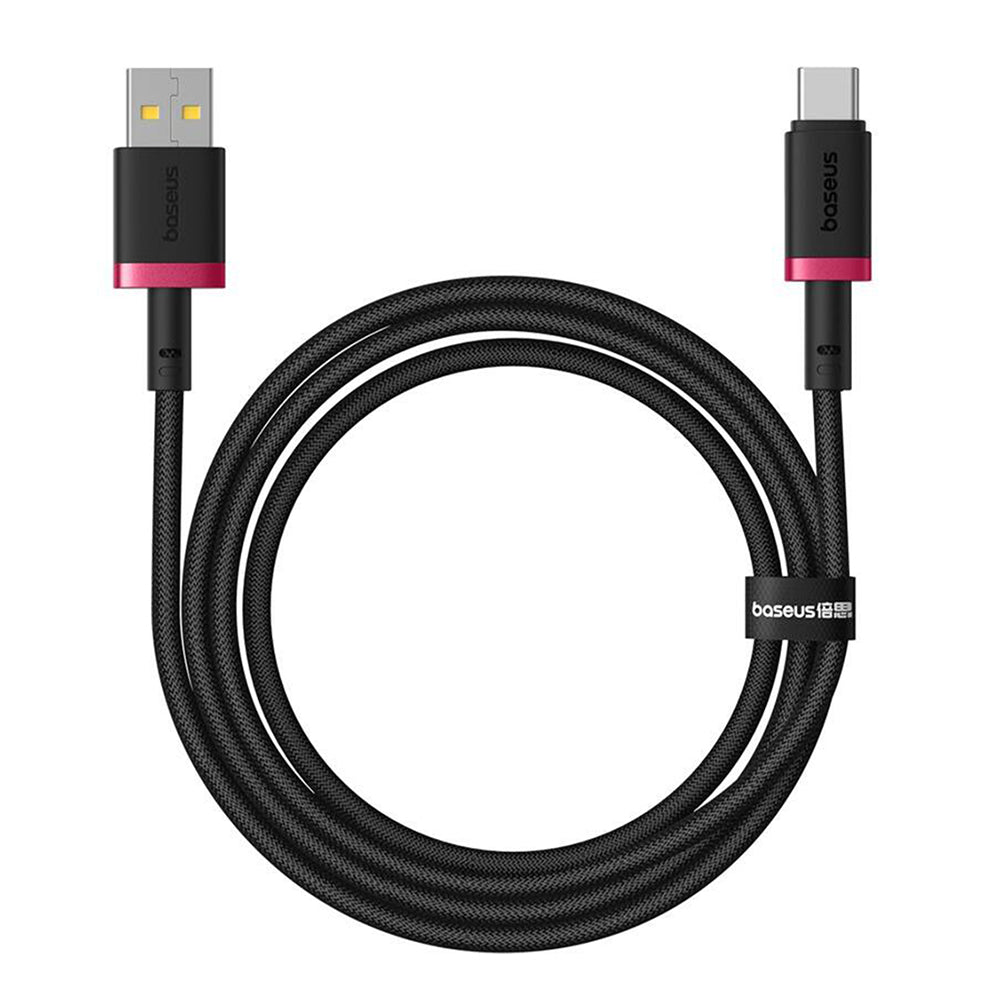 Καλώδιο Δεδομένων και Φόρτισης USB-A - USB-C Baseus Dura Series, 60W, 1m, Κόκκινο P10377802U01-01
