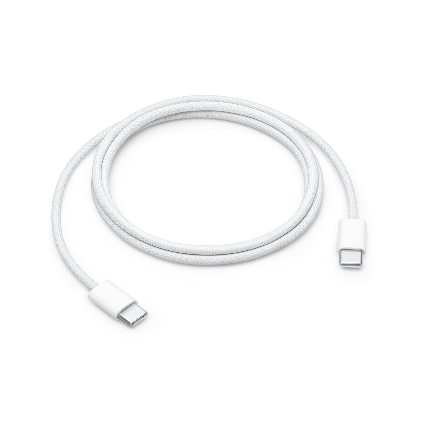 Καλώδιο Δεδομένων και Φόρτισης USB-C - USB-C Apple A2795, 60W, 1m, Λευκό, Swap MW493ZM/A