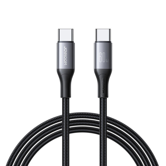 Καλώδιο Δεδομένων και Φόρτισης USB-C - USB-C Joyroom S-A28 Flash, 60W, 1m, Μαύρο