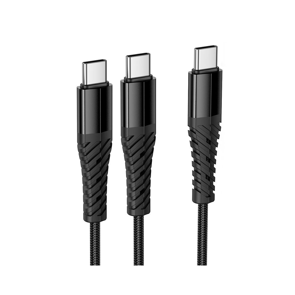 Καλώδιο Φόρτισης USB-C - 2 x USB-C HOCO X123, 10W, 1m, Μαύρο