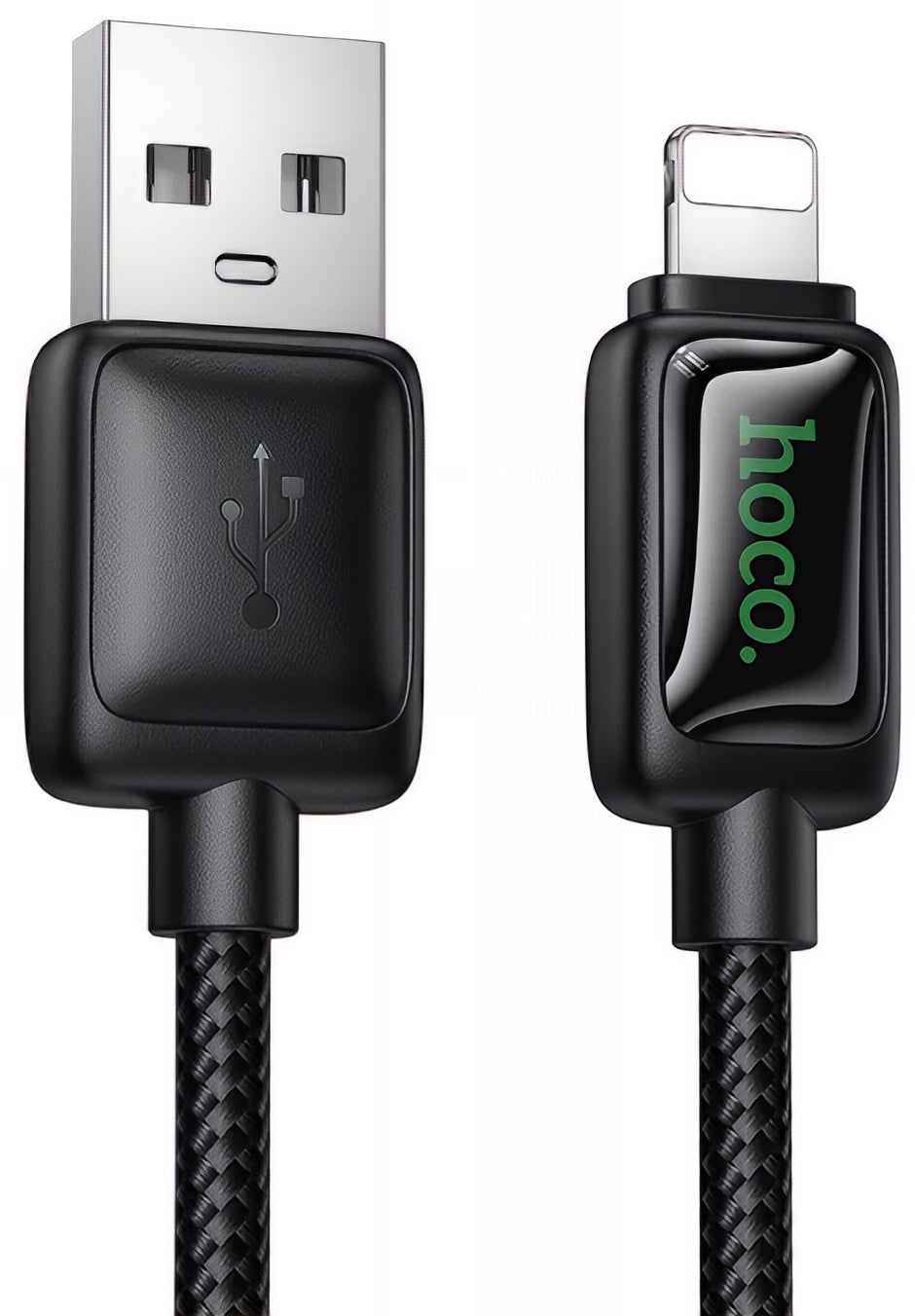 Καλώδιο Δεδομένων και Φόρτισης USB-A - Lightning HOCO U146, 12W, 1.2m, Μαύρο