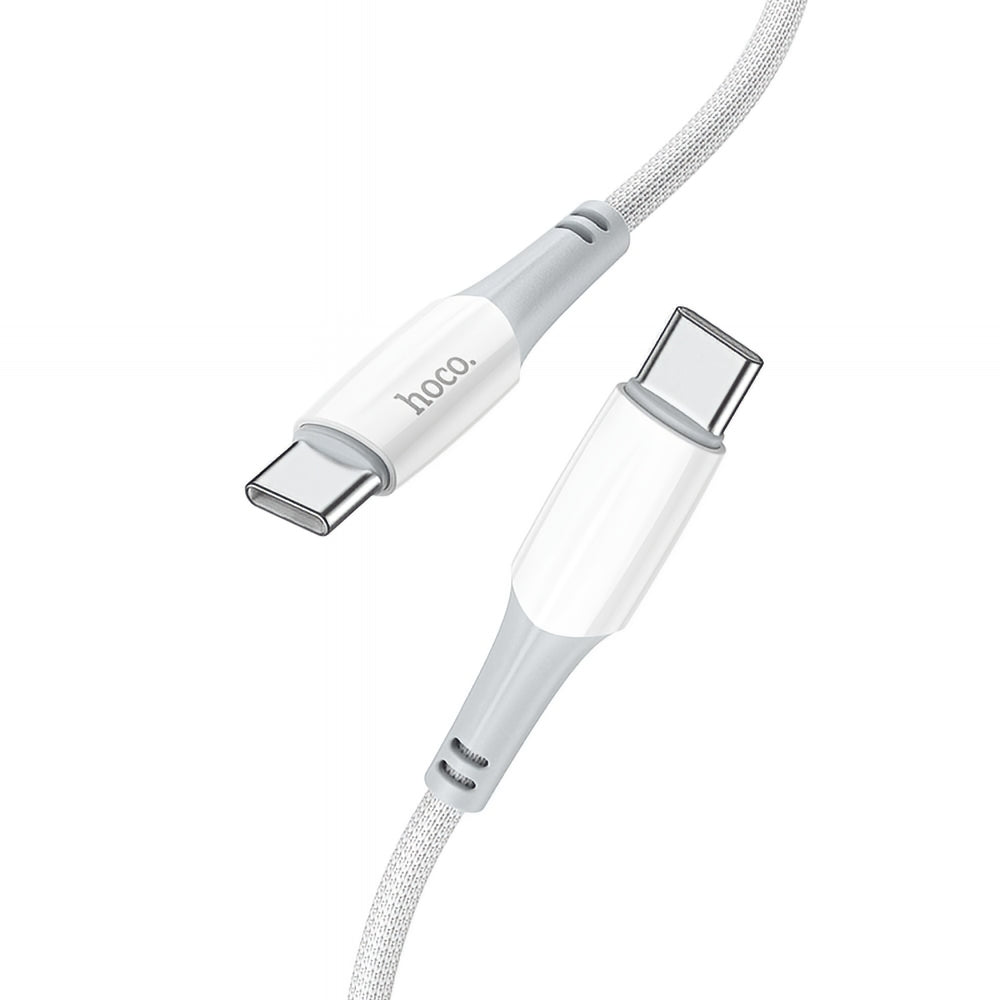 Καλώδιο Δεδομένων και Φόρτισης USB-C - USB-C HOCO X70, 60W, 1m, Λευκό