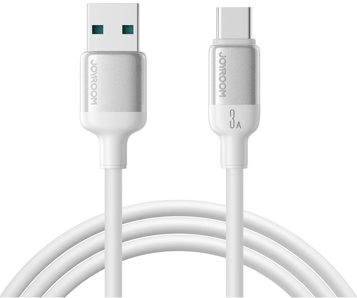Καλώδιο Δεδομένων και Φόρτισης USB-A - USB-C Joyroom S-A62 Lively, 18W, 1.2m, Λευκό