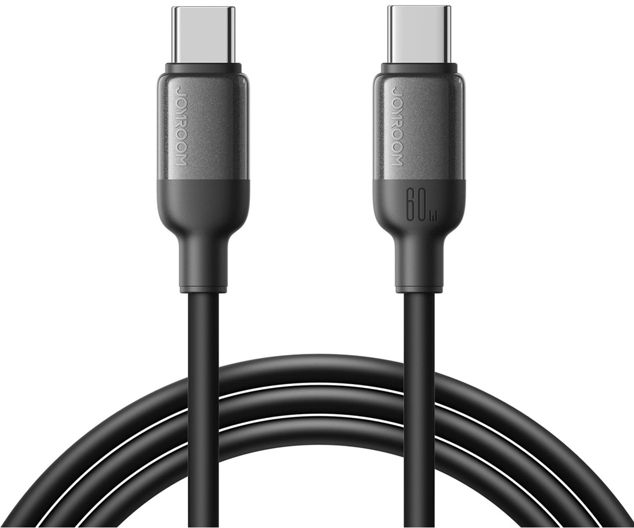 Καλώδιο Δεδομένων και Φόρτισης USB-C - USB-C Joyroom S-A62 Lively, 60W, 1.2m, Μαύρο