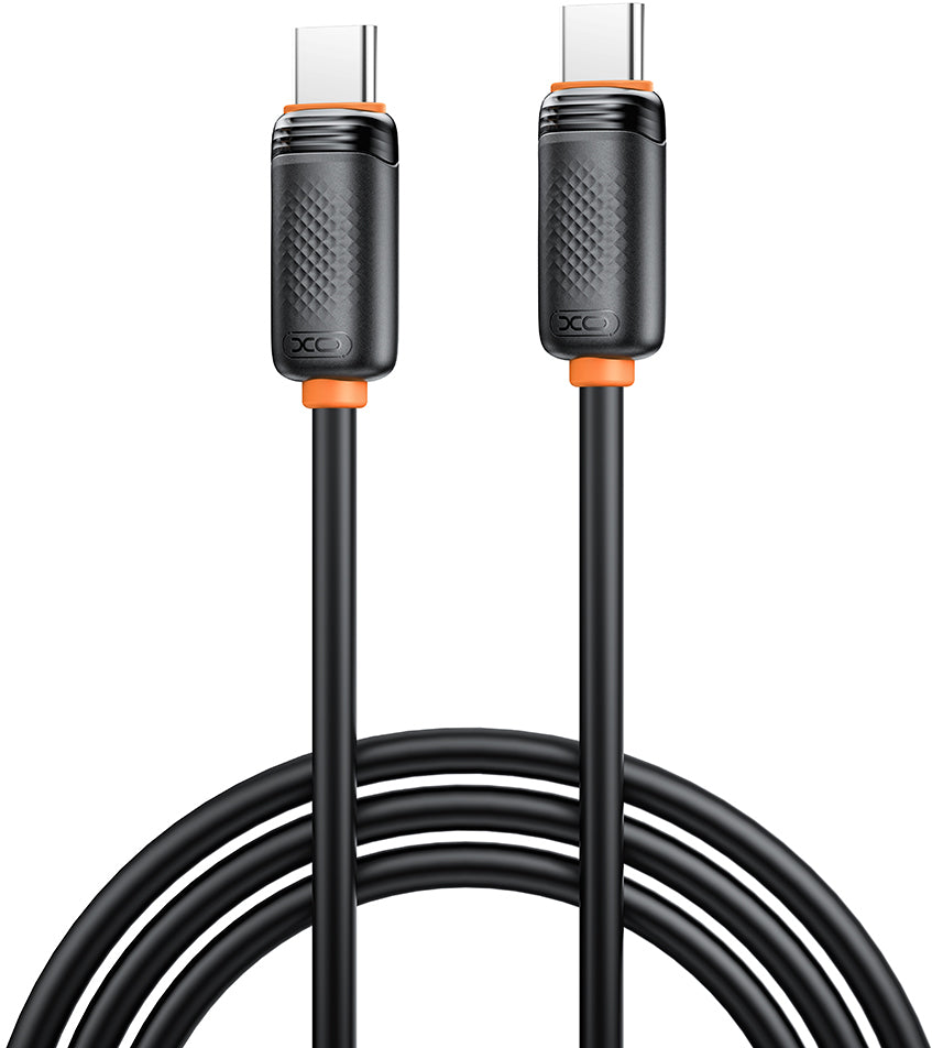 Καλώδιο Δεδομένων και Φόρτισης USB-C - USB-C XO Design NB-Q302B, 60W, 1μ, Μαύρο