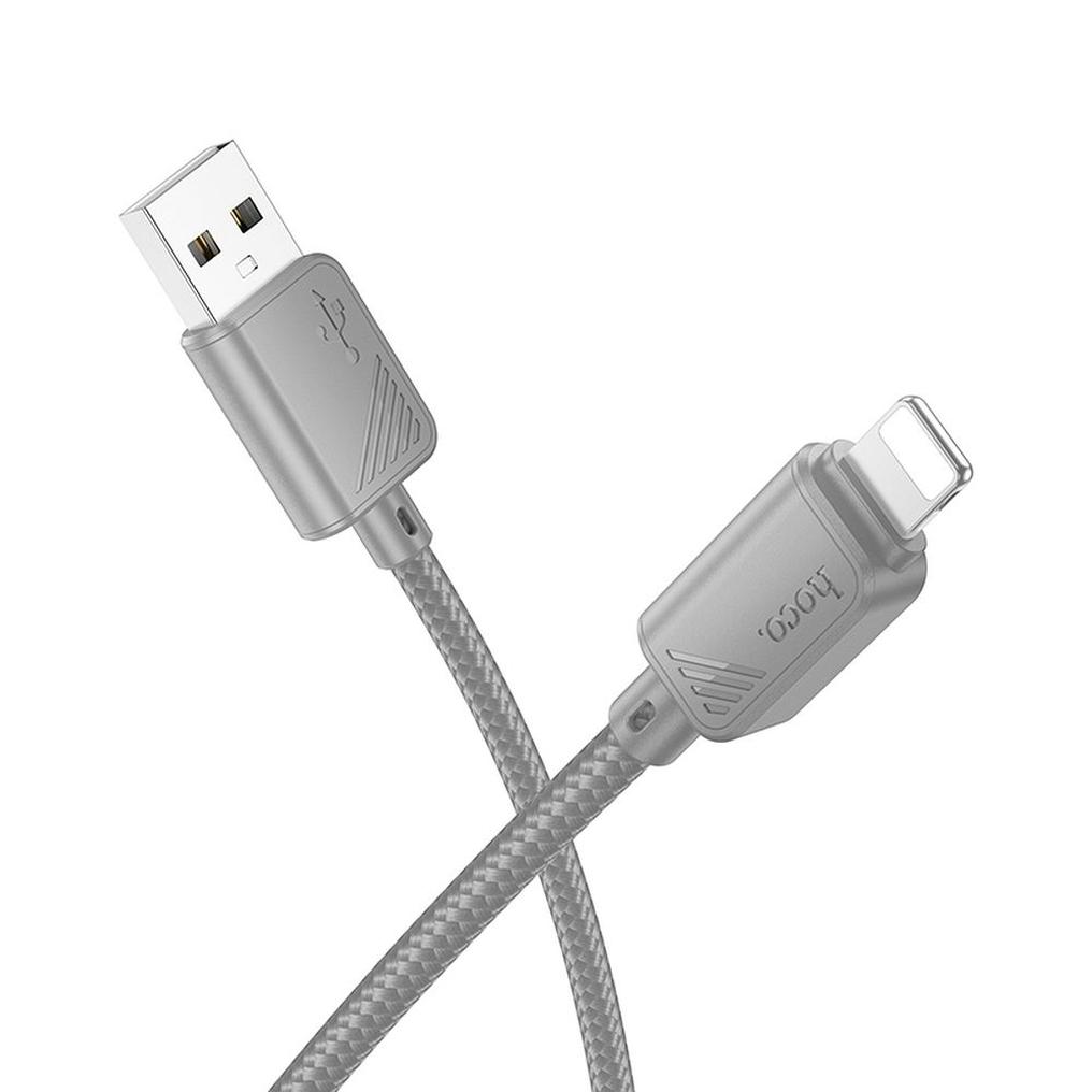 Καλώδιο Δεδομένων και Φόρτισης USB-A - Lightning HOCO X113, 18W, 1μ, Γκρι