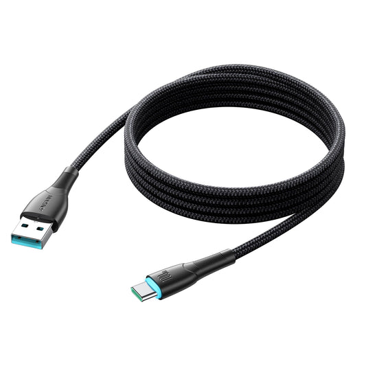 Καλώδιο Δεδομένων και Φόρτισης USB-A - USB-C Joyroom S-A32, 100W, 1m, Μαύρο