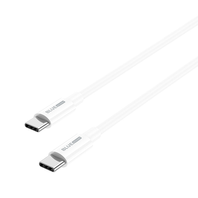 Καλώδιο Δεδομένων και Φόρτισης USB-C - USB-C BLUE Power BBX44, 100W, 1m, Λευκό