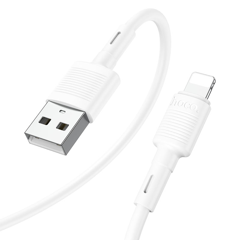 Καλώδιο Δεδομένων και Φόρτισης USB-A - Lightning HOCO X83 Victory, 18W, 1m, Λευκό
