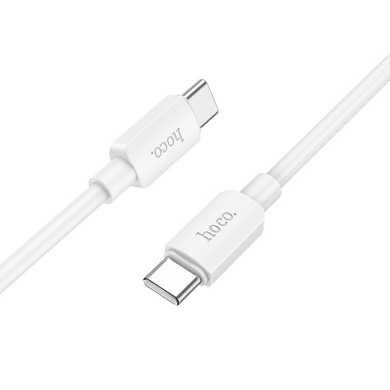 Καλώδιο δεδομένων και φόρτισης USB-C - USB-C HOCO HOCO X96, 60W, 1m, Λευκό