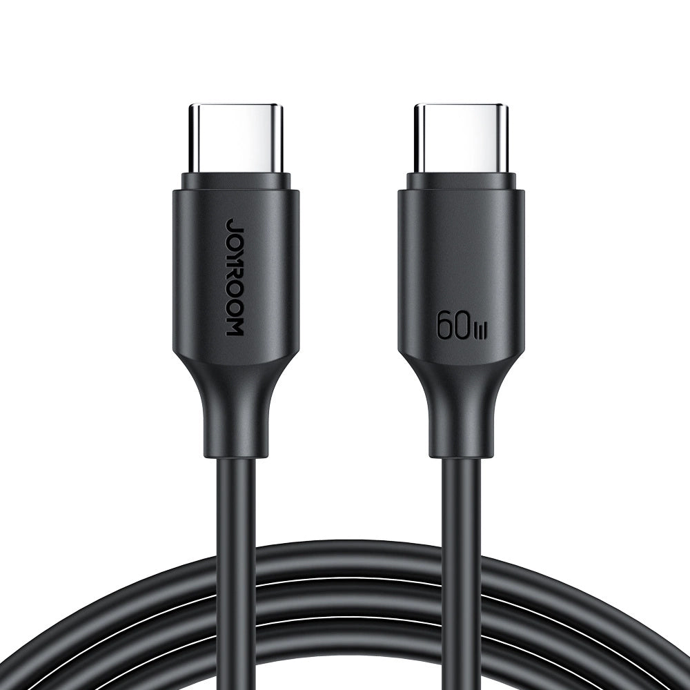 Καλώδιο δεδομένων και φόρτισης USB-C - USB-C Joyroom S-CC060A9, 60W, 1m, Μαύρο