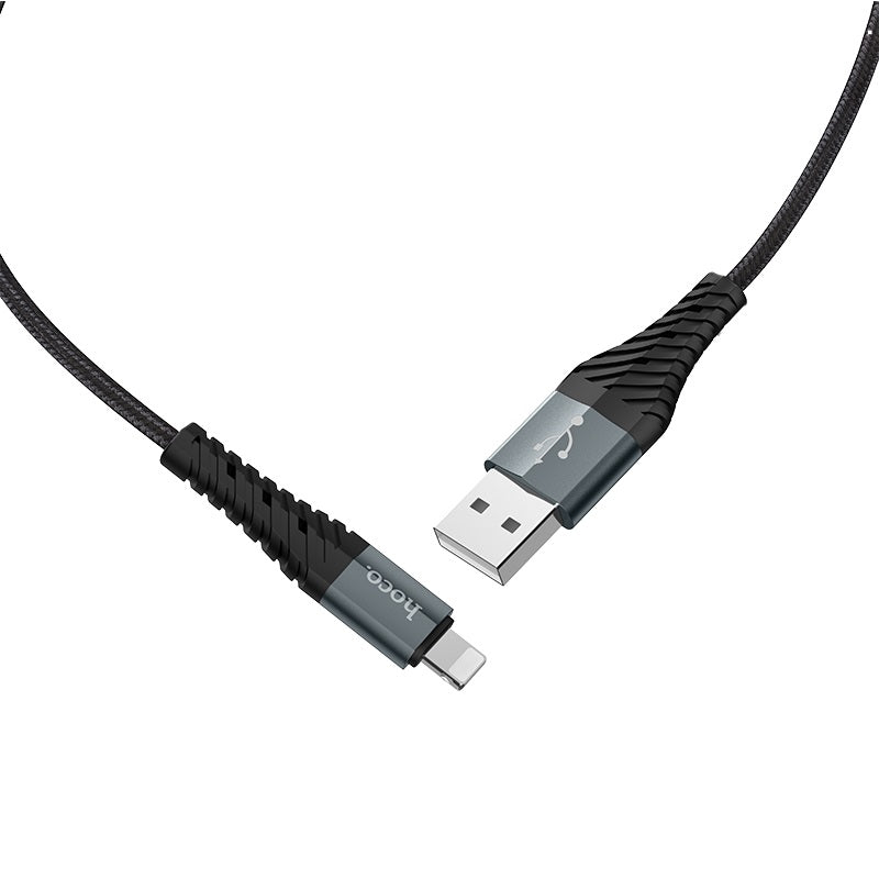 Καλώδιο δεδομένων και φόρτισης USB-A - Lightning HOCO X38 Cool, 18W, 1m, Μαύρο