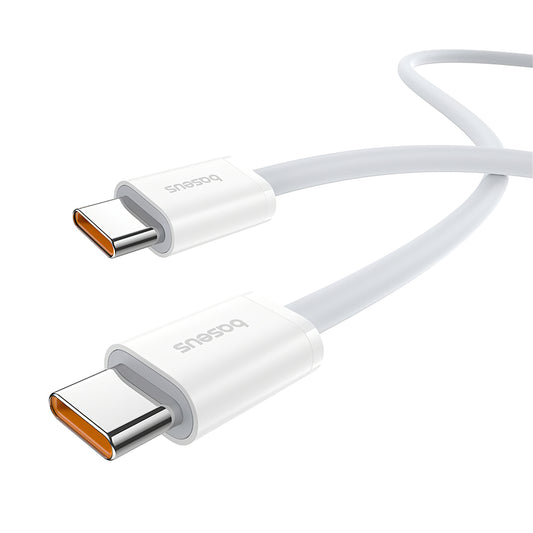 Καλώδιο δεδομένων και φόρτισης USB-C - USB-C Baseus Superior Series 2, 100W, 1m, λευκό P10365200211-03