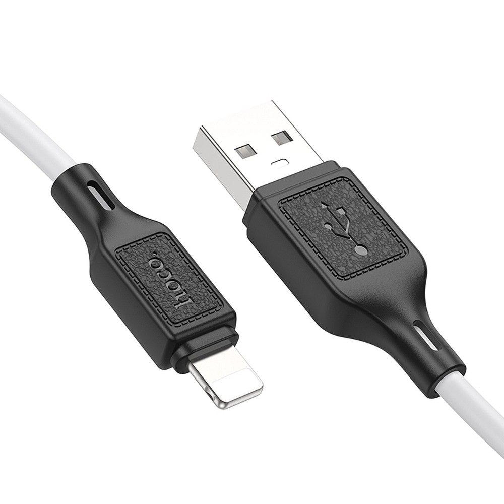 Καλώδιο Δεδομένων και Φόρτισης USB-A - Lightning HOCO X90, 18W, 1m, Λευκό