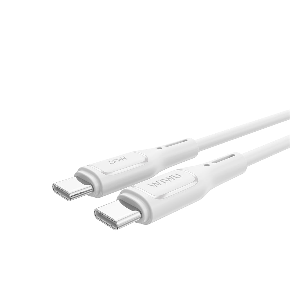 USB-C - Καλώδιο δεδομένων και φόρτισης USB-C WiWu Wi-C043E Starlink, 60W, 1m, Λευκό