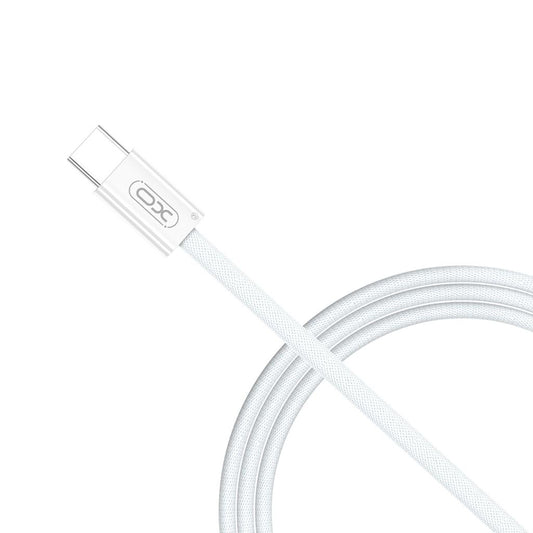 Καλώδιο Δεδομένων και Φόρτισης USB-C - USB-C XO Design NB-Q260B, 60W, 1.5m, Λευκό