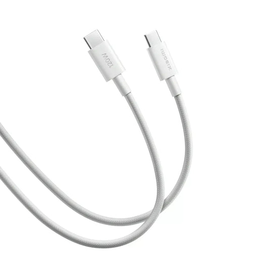 Καλώδιο Δεδομένων και Φόρτισης USB-C - USB-C Xiaomi, 120W, 1m, Λευκό BHR087KGL