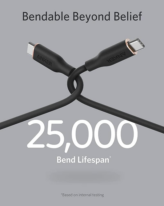 Καλώδιο Δεδομένων και Φόρτισης USB-C - USB-C Anker PowerLine III, 100W, 0.9m, Μαύρο A8552H11