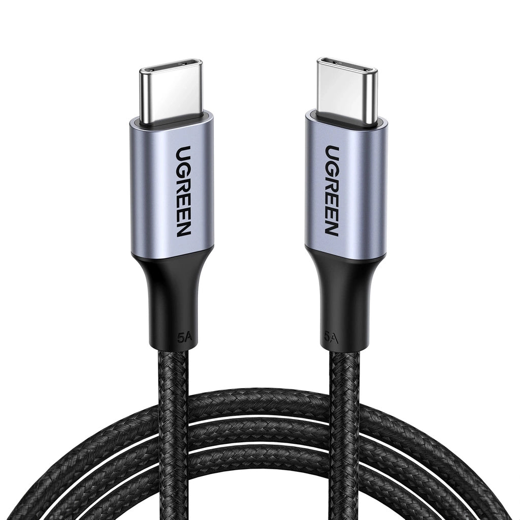 Καλώδιο Δεδομένων και Φόρτισης USB-C - USB-C UGREEN US316, 100W, 0.5m, Γκρι