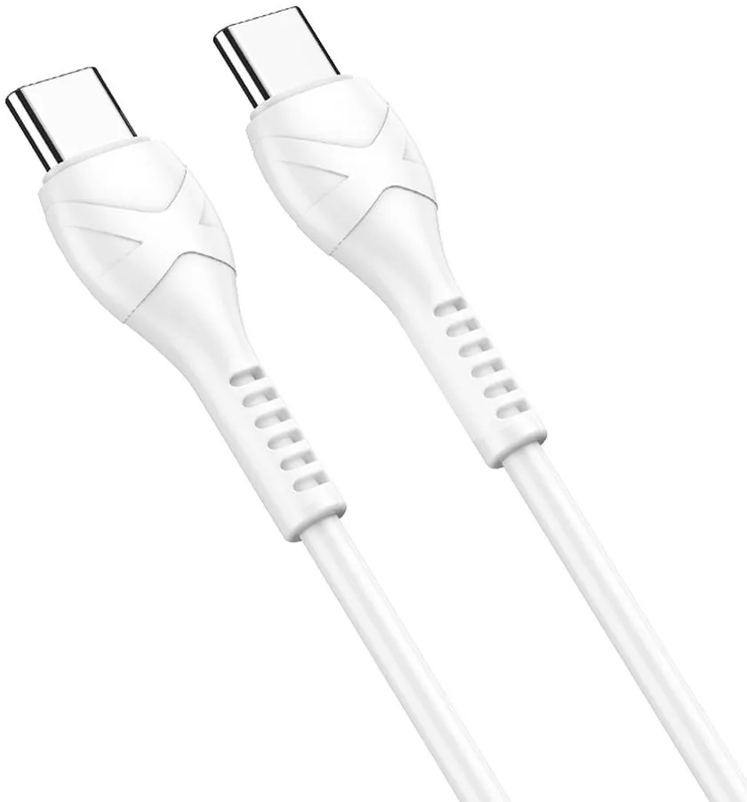 Καλώδιο Δεδομένων και Φόρτισης USB-C - USB-C HOCO X37, 60W, 1m, Λευκό