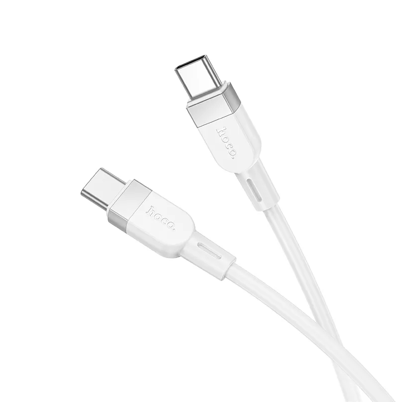 Καλώδιο Δεδομένων και Φόρτισης USB-C - USB-C HOCO X109, 60W, 1m, Λευκό