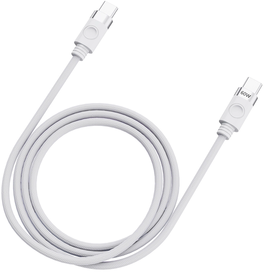 Καλώδιο Δεδομένων και Φόρτισης USB-C - USB-C Orico CDX, 60W, 1m, Λευκό