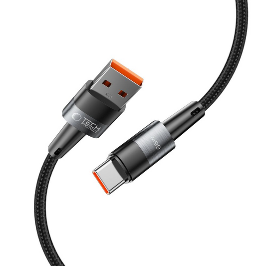 Καλώδιο Δεδομένων και Φόρτισης USB-A - USB-C Tech-Protect Ultraboost, 66W, 0.5m, Γκρι