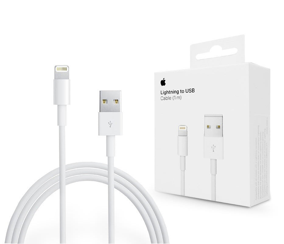 Καλώδιο Δεδομένων και Φόρτισης USB-A - Lightning Apple A1480, 18W, 1m, Λευκό MUQW3ZM/A