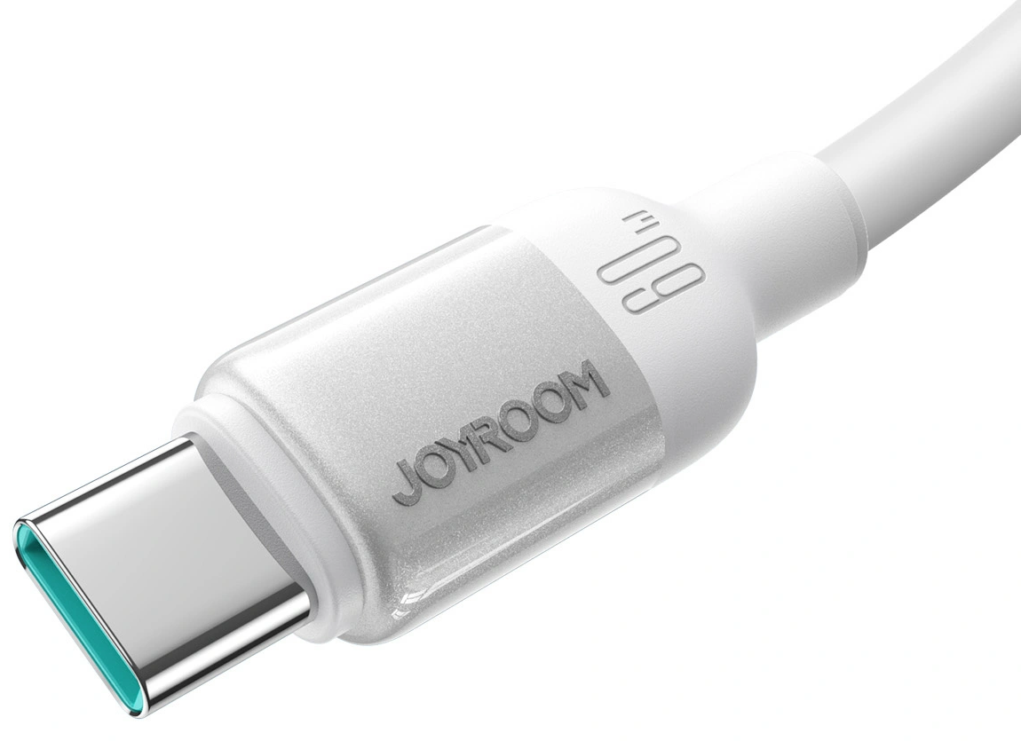 Καλώδιο Δεδομένων και Φόρτισης USB-C - USB-C Joyroom S-A62 Lively, 60W, 1.2m, Λευκό