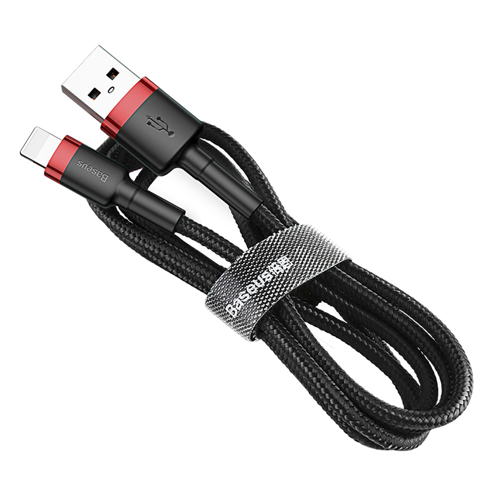 Καλώδιο δεδομένων και φόρτισης USB-A - Lightning Baseus Cafule, 18W, 1m, μαύρο CALKLF-B19