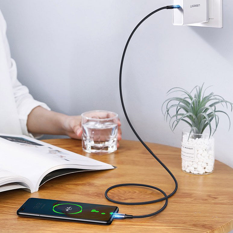Καλώδιο Δεδομένων και Φόρτισης USB-C - USB-C UGREEN US316, 100W, 2m, Γκρι