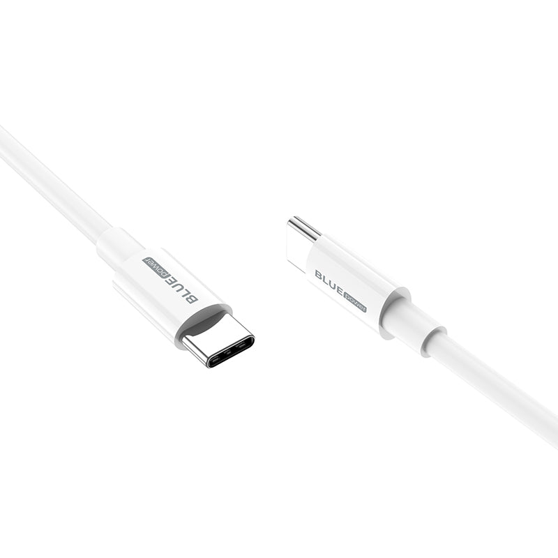 Καλώδιο Δεδομένων και Φόρτισης USB-C - USB-C BLUE Power BBX44, 100W, 1m, Λευκό