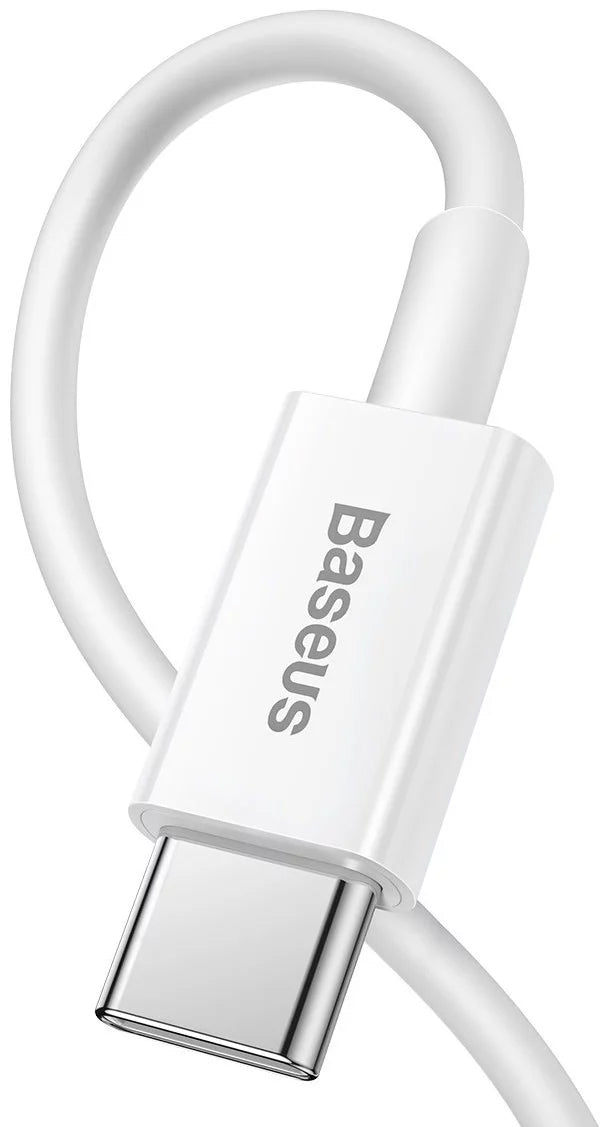 Καλώδιο δεδομένων και φόρτισης USB-C - Lightning Baseus Superior Series, 20W, 1.5m, λευκό CATLYS-B02