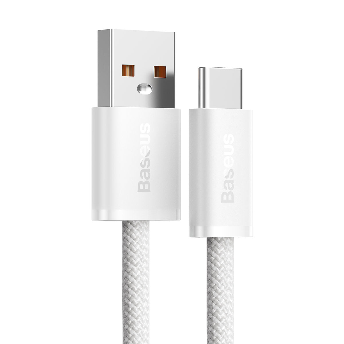 Καλώδιο Δεδομένων και Φόρτισης USB-A - USB-C Baseus Dynamic Series, 100W, 1m, Λευκό CALD000602