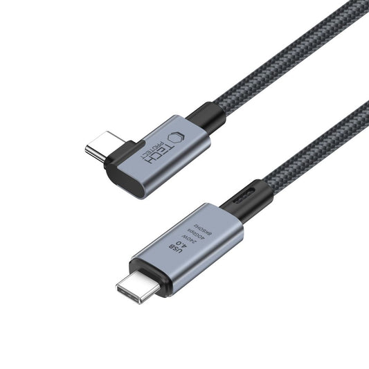 USB-C Data and Charging Cable - USB-C Tech-Protect Ultraboost Max L, 240W, 1.5m, Grey