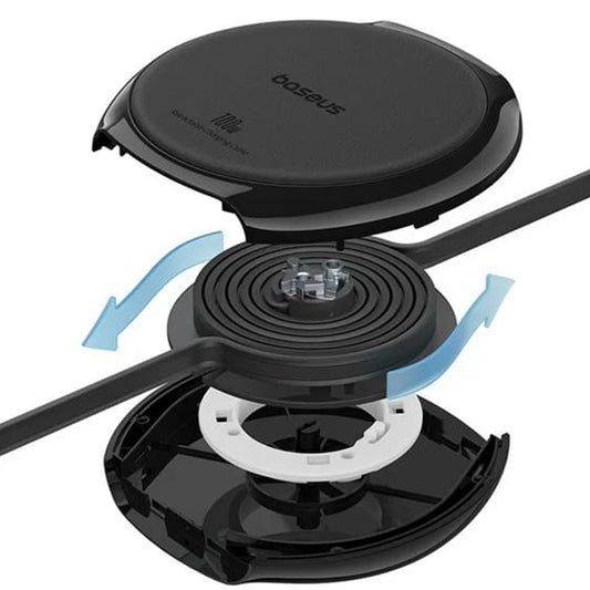 Καλώδιο Δεδομένων και Φόρτισης USB-C - USB-C Baseus Pathfinder Retractable, 100W, 1m, Μαύρο P10368400111-00