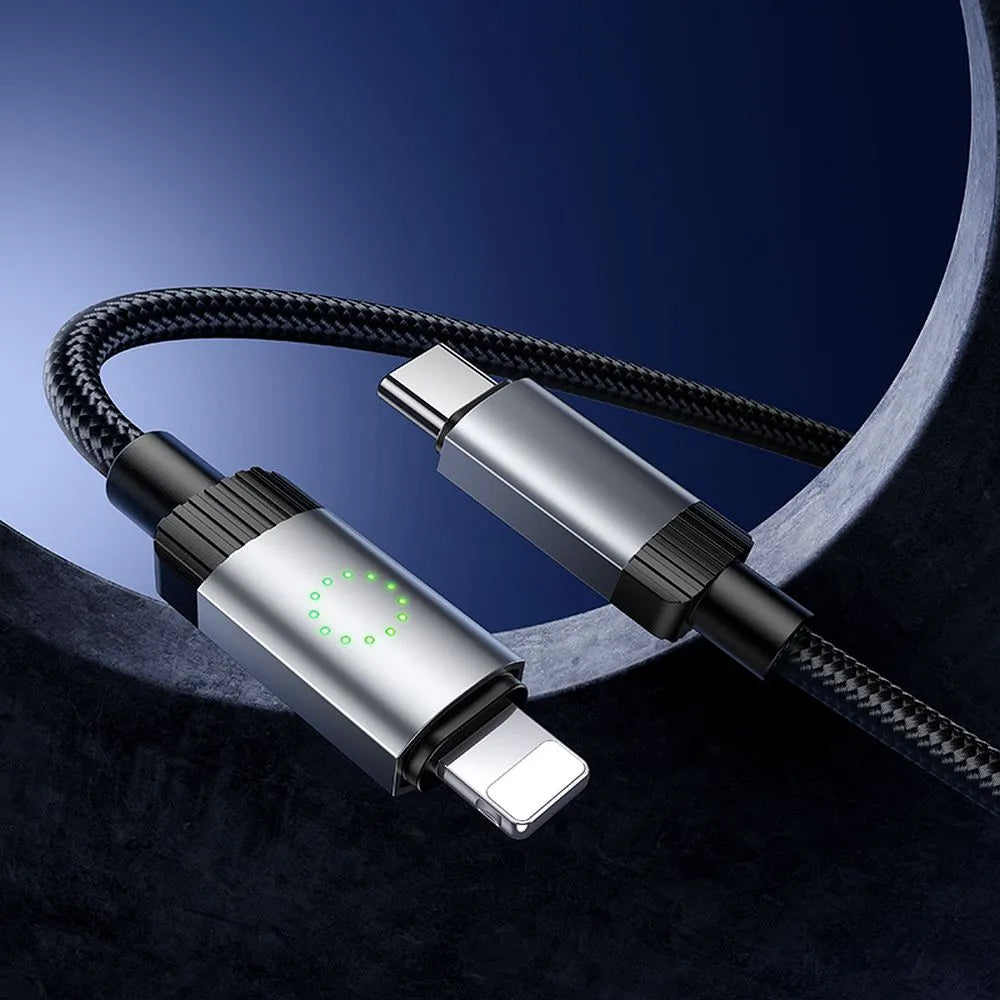 Καλώδιο Δεδομένων και Φόρτισης USB-C - Lightning HOCO X117, 27W, 1μ, Μαύρο