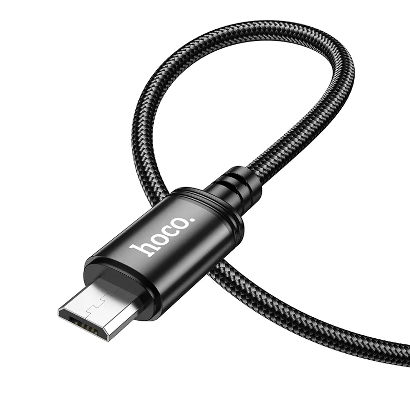 Καλώδιο Δεδομένων και Φόρτισης USB-A - microUSB HOCO X89, 18W, 1m, Μαύρο