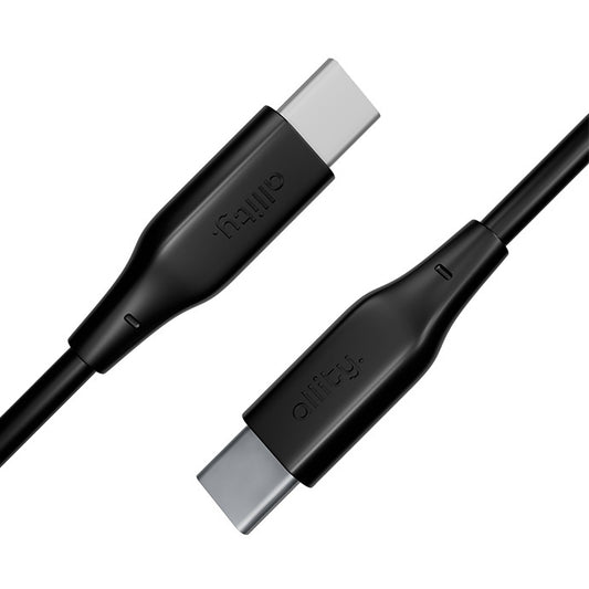 Καλώδιο Δεδομένων και Φόρτισης USB-C - USB-C Allity. AUC-02, 100W, 1m, Μαύρο