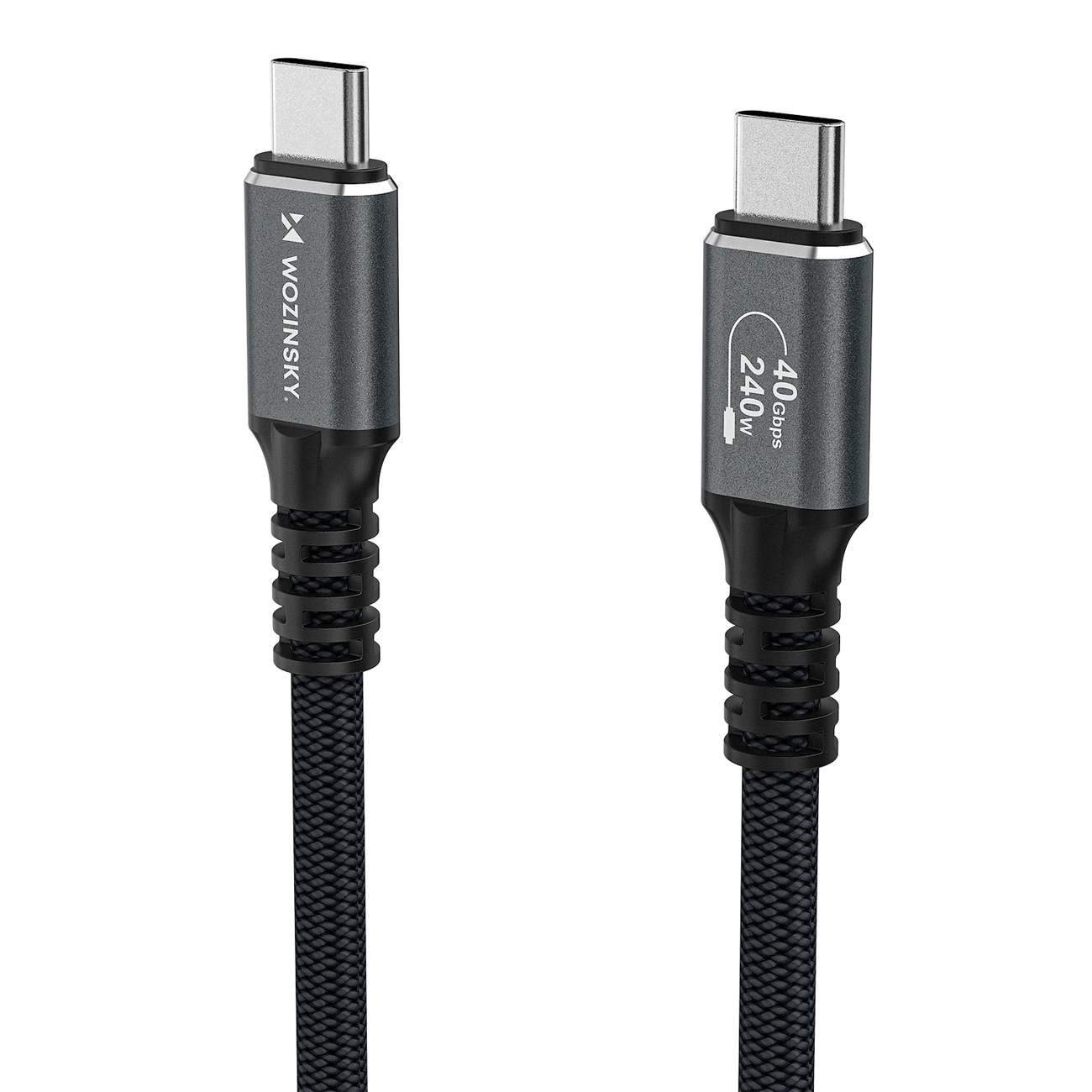 Καλώδιο Δεδομένων και Φόρτισης USB-C - USB-C WZK WPS-UY42S, 240W, 2m, Μαύρο