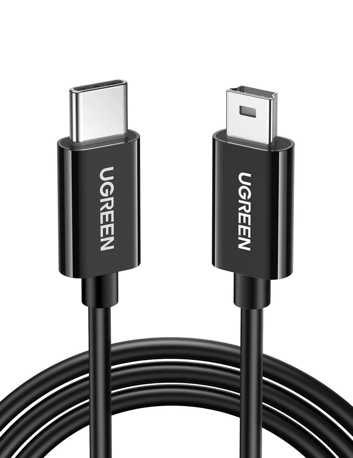 Καλώδιο Δεδομένων και Φόρτισης USB-C - miniUSB UGREEN US242, 18W, 1m, Μαύρο