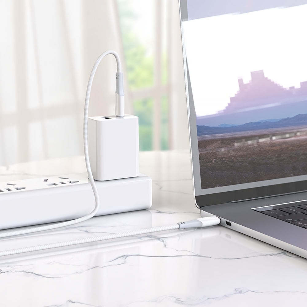 Καλώδιο Δεδομένων και Φόρτισης USB-C - USB-C HOCO X70, 60W, 1m, Λευκό