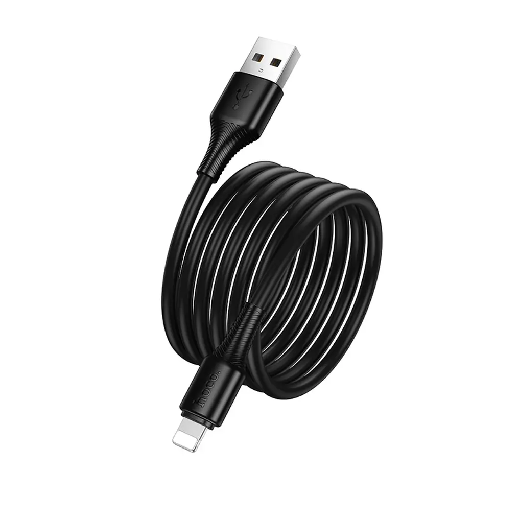 Καλώδιο Δεδομένων και Φόρτισης USB-A - Lightning HOCO X120, 18W, 1μ, Μαύρο