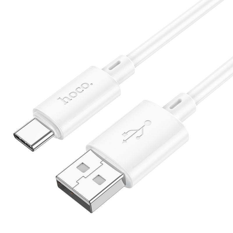 Καλώδιο δεδομένων και φόρτισης USB-A - USB-C HOCO X88, 18W, 1m, λευκό