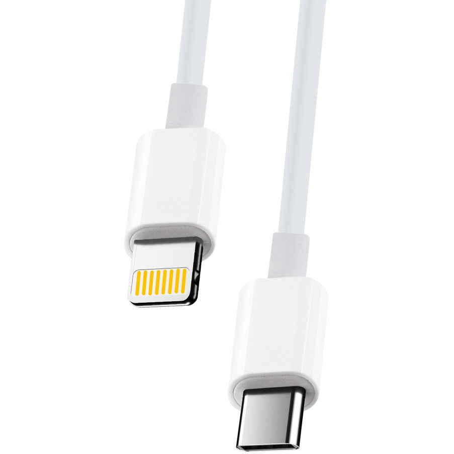 Καλώδιο Δεδομένων και Φόρτισης USB-C - Lightning MaXlife MXUC-05, 20W, 1m, Λευκό