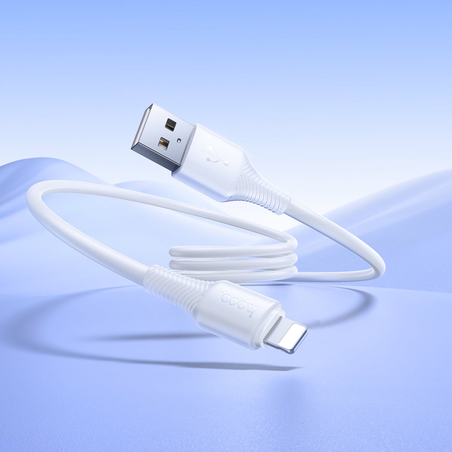 Καλώδιο Δεδομένων και Φόρτισης USB-A - Lightning HOCO X120, 18W, 1m, Λευκό
