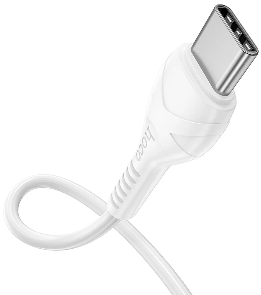 Καλώδιο Δεδομένων και Φόρτισης USB-C - USB-C HOCO X37, 60W, 1m, Λευκό