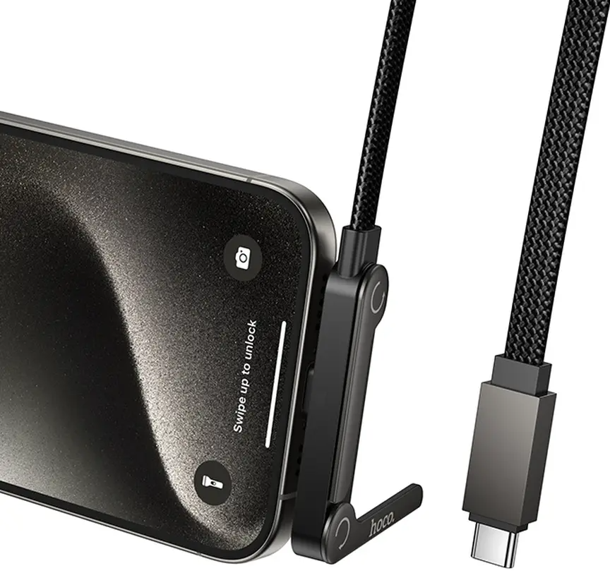Καλώδιο Δεδομένων και Φόρτισης USB-C - USB-C HOCO U150 Exquisite, 60W, 1.2m, Μαύρο